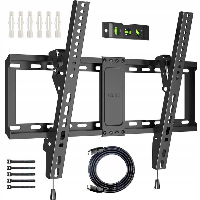 Bontec 118MB Uchwyt na telewizor 37-82'' SLIM wieszak + kabel HDMI