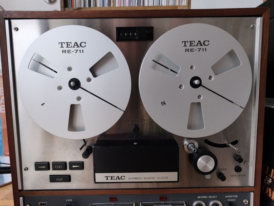 Duas Reels TEAC 7" para leitor gravador de bobines
