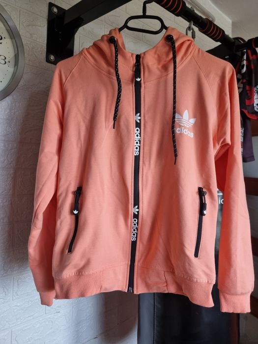 Bluza adidas damska morelowa