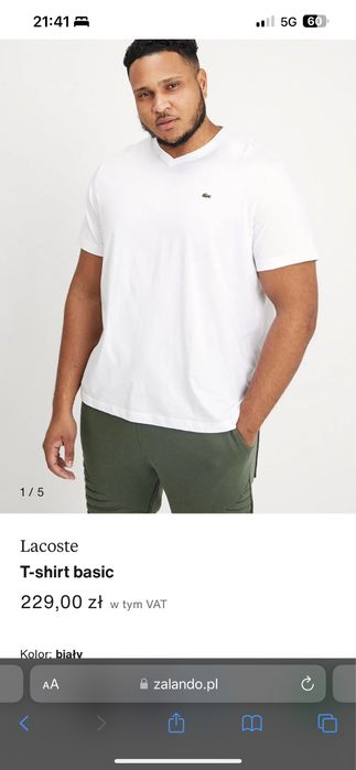 T-shirt Lacoste basic