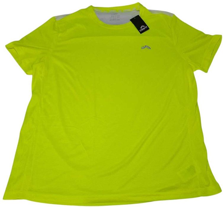 Koszulka męska funkcyjna, T-shirt, krótki rękaw, seledynowa, XL, 56-58 Crivit (Odzież)