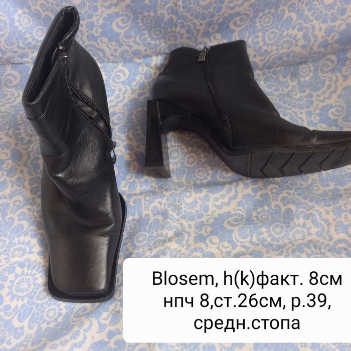 Женская обувь туфли/ботинки,  кожаная, Италия,  мо-