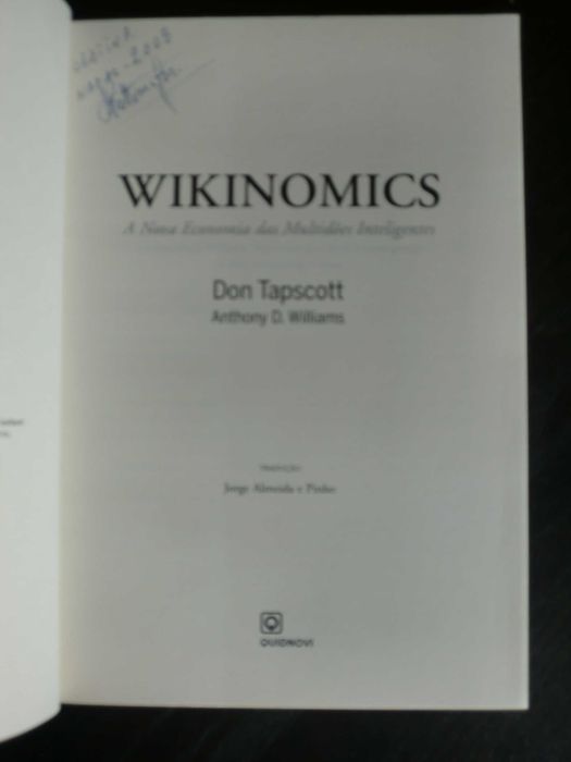 Wikinomics de Don Tapscott