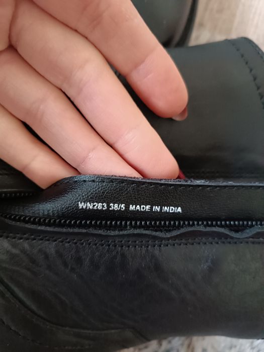 Botki skórzane rozm. 38