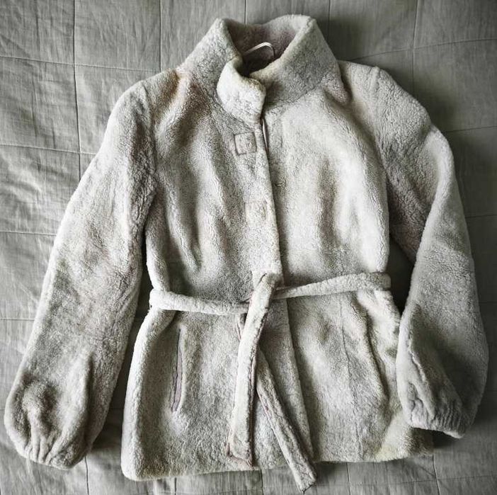 Полушубок з натуральної овчини. Дуже теплий