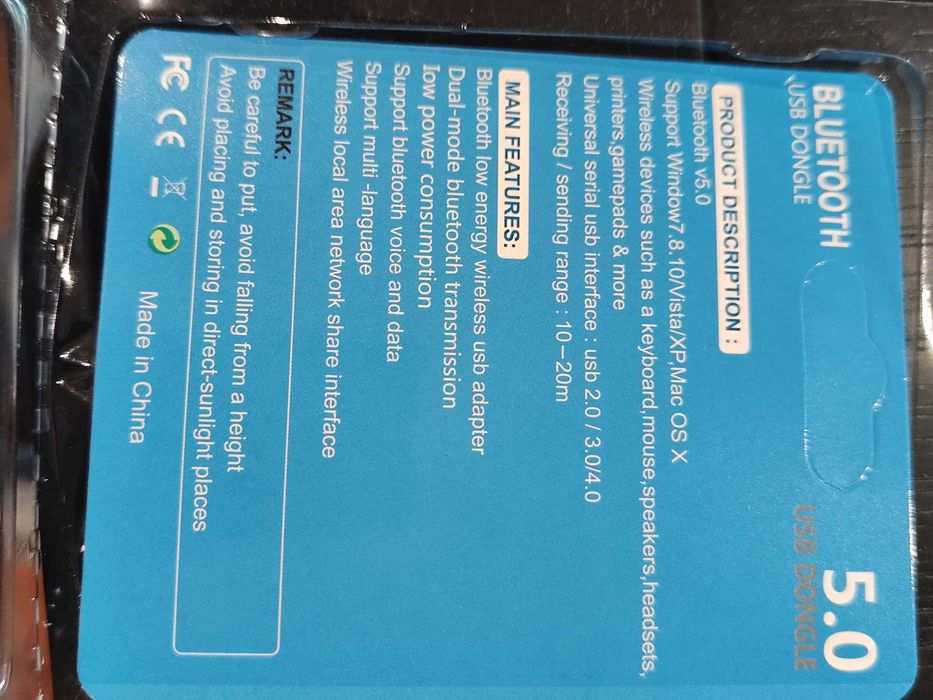 adaptador bluetooth 5.0 NOVO