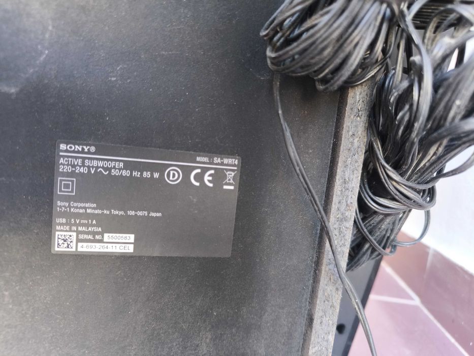 Barra de Som Soundbar Sony Sistema de Som 5.1 600W