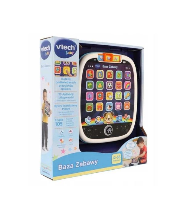 Vtech Tablet Baza Zabawy Zabawka Interaktywna Dźwięk Edukacyjna *NOWE*