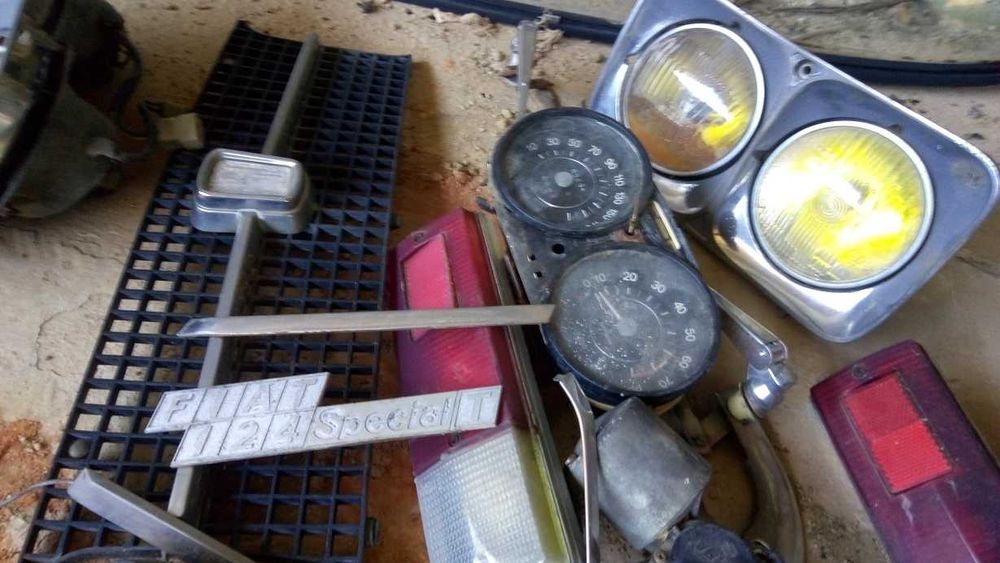 fiat 124 131 motor caixa diferencial parabrisas e outros