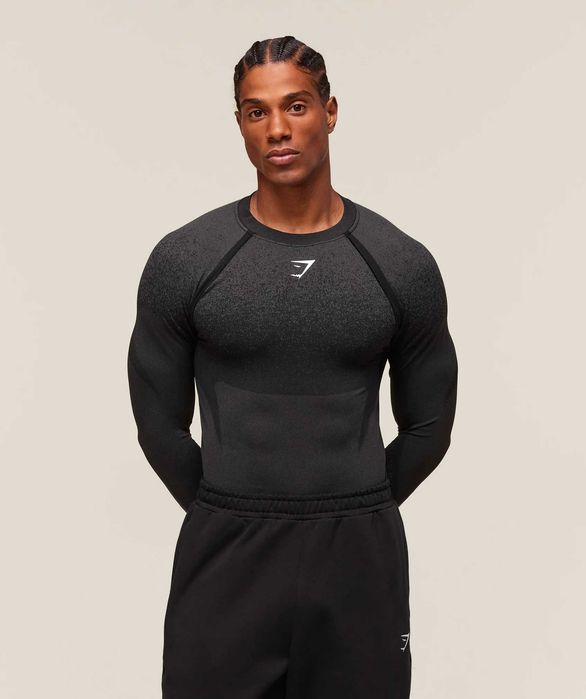 Рашгард Gymshark Shadow Seamless Лонгслів Кофта Джимшарк Оригінал