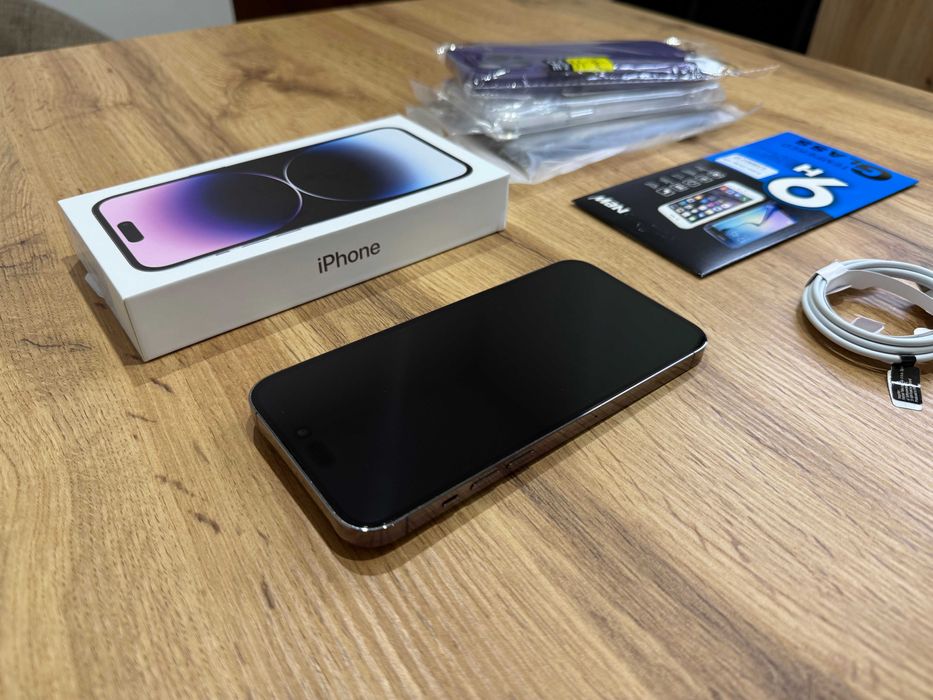 Okazja! Iphone 14 Pro Max! Deep Purple 256GB! Bateria 100% Super stan!