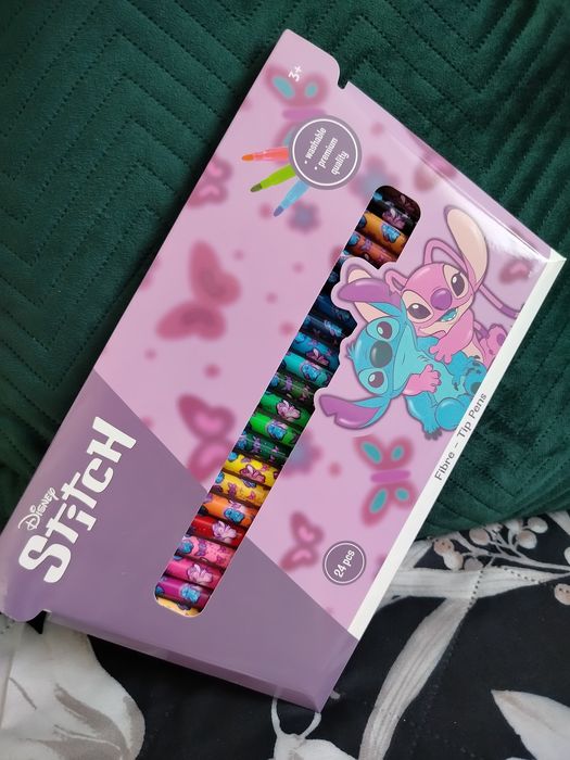 Duży zestaw mazaków Stitch Disney