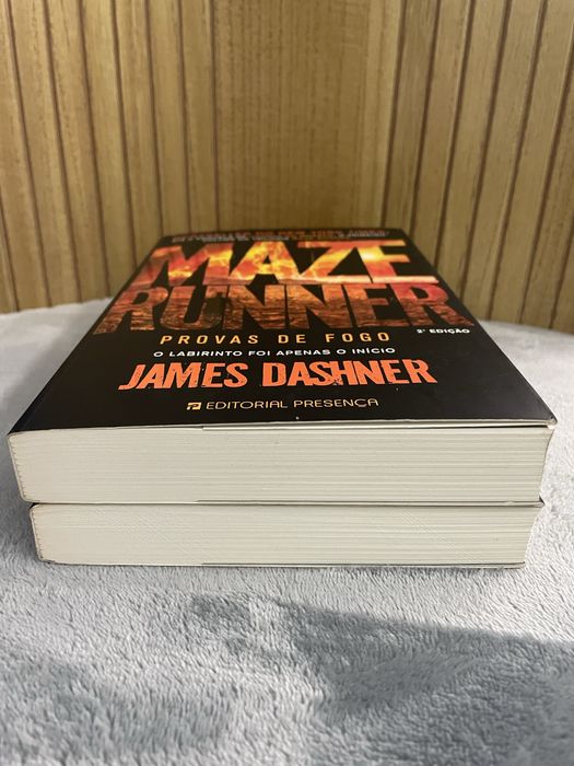 Livros maze runner 2 e 3