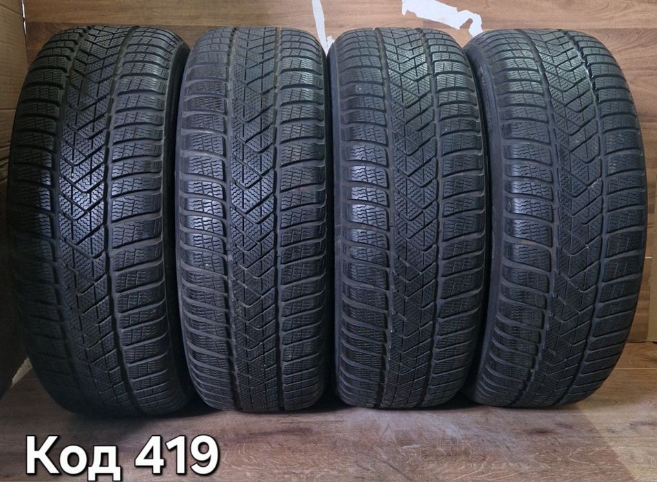 Шини зимові Pirelli R17 225/55 2017 Румунія  4шт- 6мм