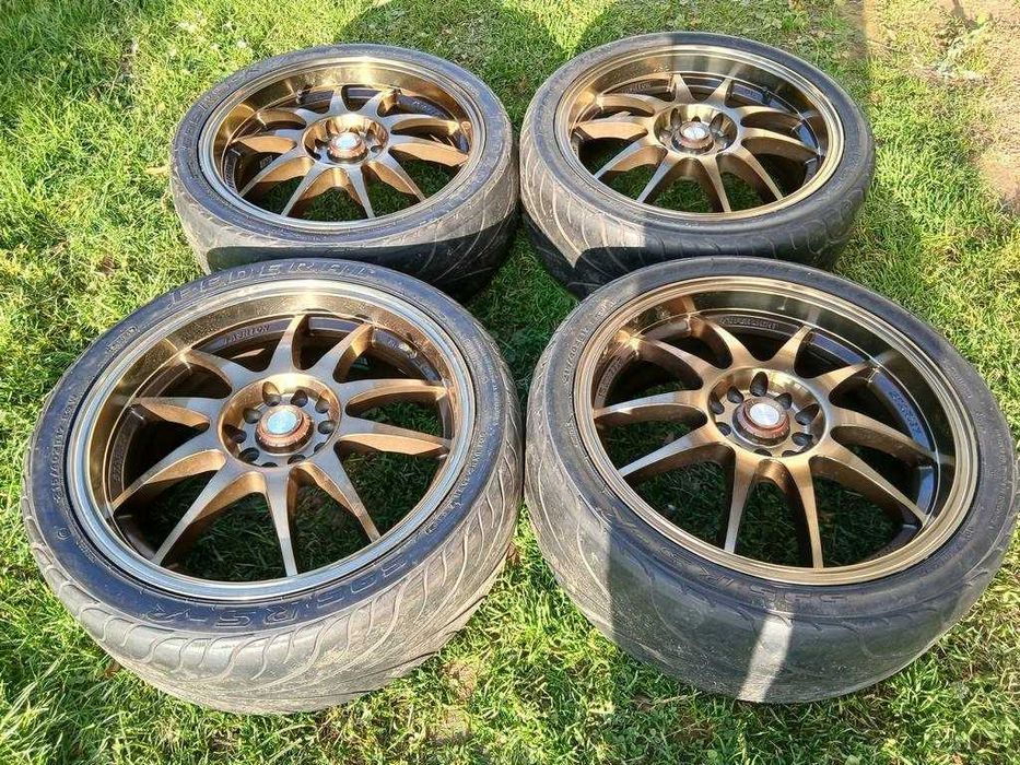 Felgi 17" SUPERLIGHT 5x114.3 5x100 JDM Japan Racing Enkei Rays WORK