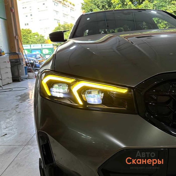 Светодиодные желтые DRL CSL для BMW 3 (G20 G21 2023+) EU версия