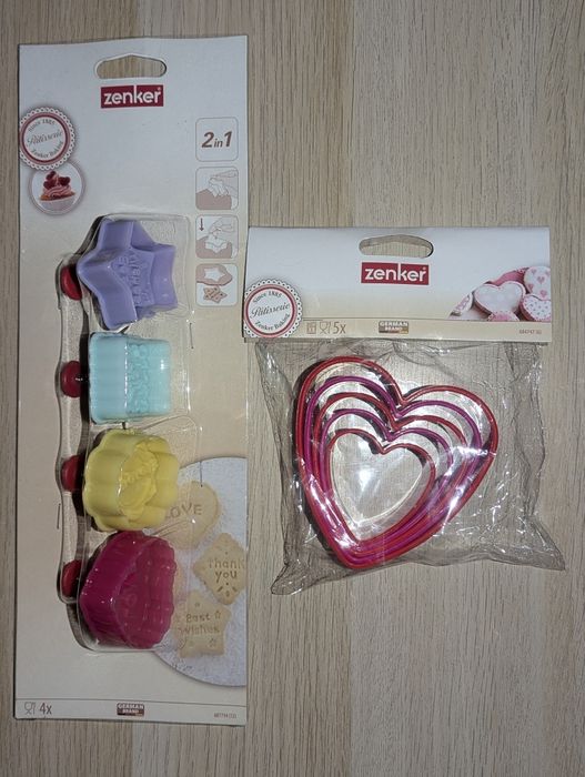 Zenker Wykrawacze do ciastek ze wzorem Foremki do wykrawania pierników