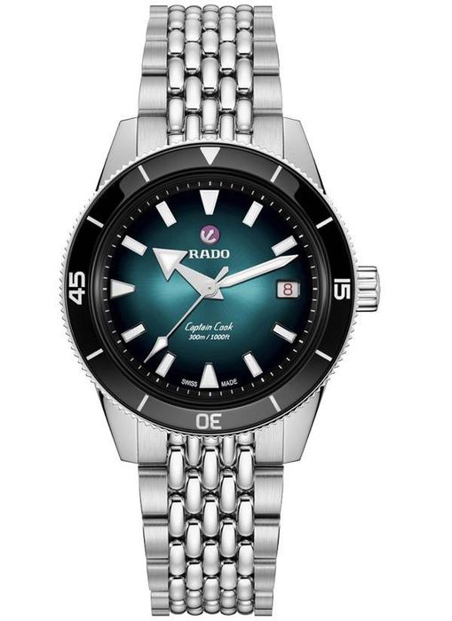 Relógio Rado Captain Cook (39mm) 300m WR Vídro Safira