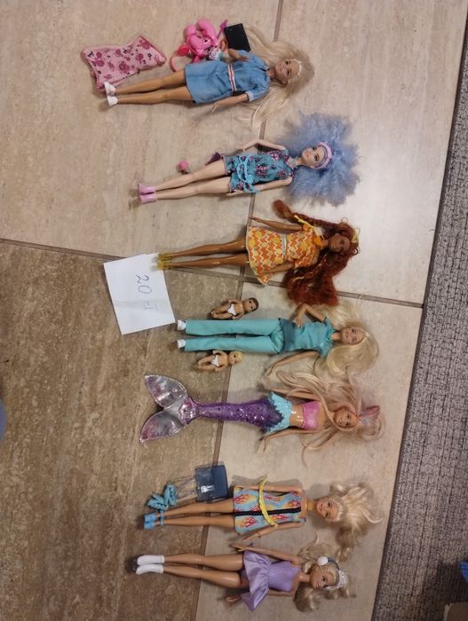 Lalki Barbie  zestaw