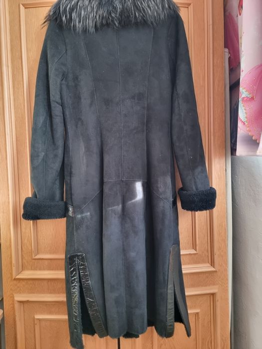 Дублянка жіноча, натуральна замша