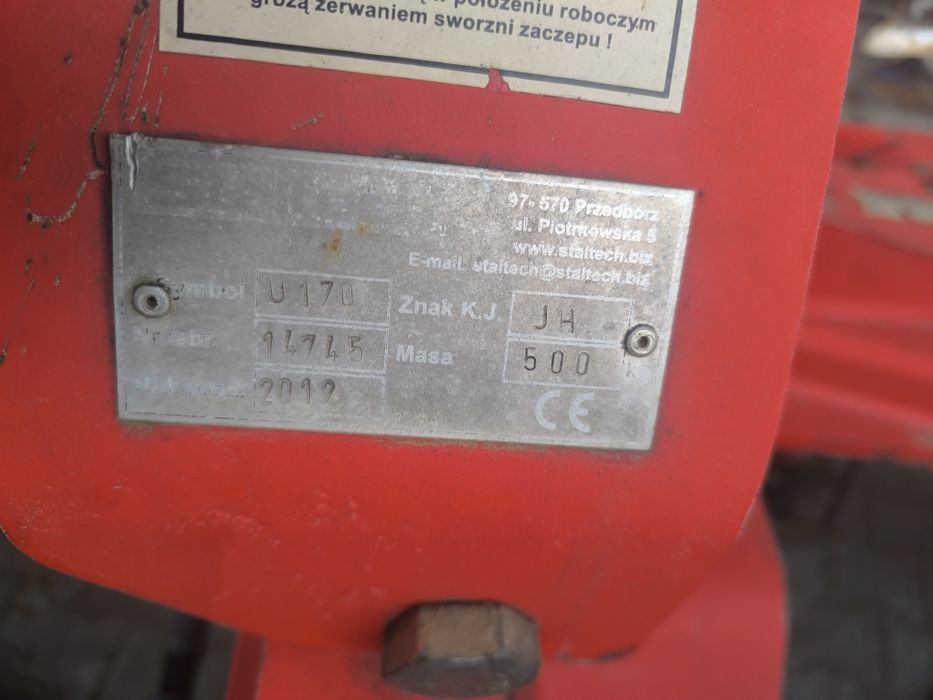 Pług Staltech u170 4 skibowy