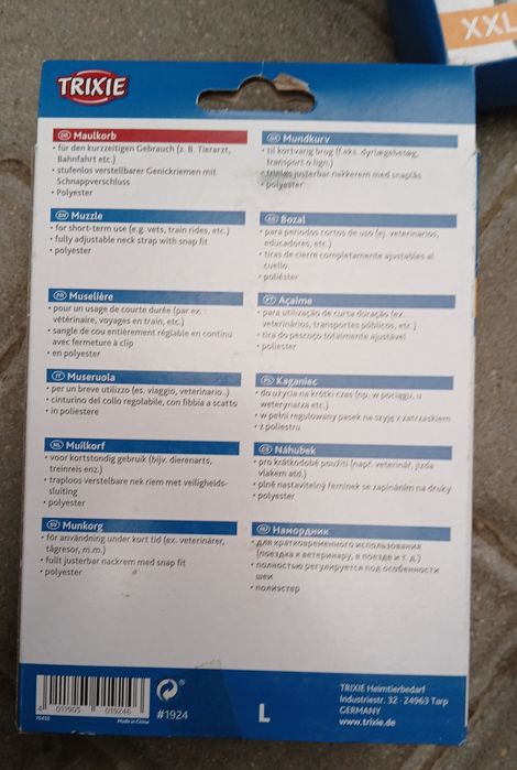 Kaganiec dla psa trixie L