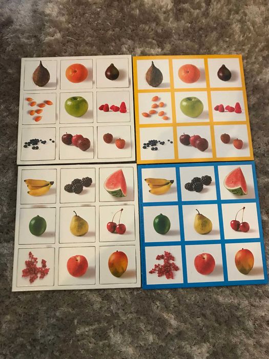 Jogo Loto - Fotos de frutas