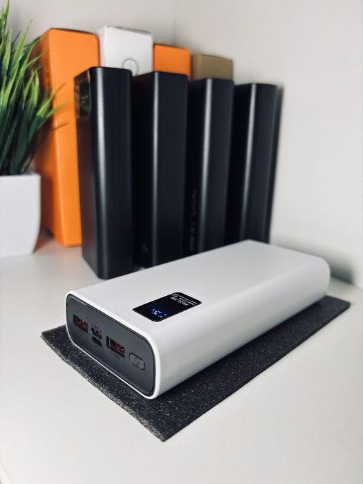 Повербанк BYGP 20000 mAh 22W зі швидкою зарядкою PD/QC та LED-дисплеєм