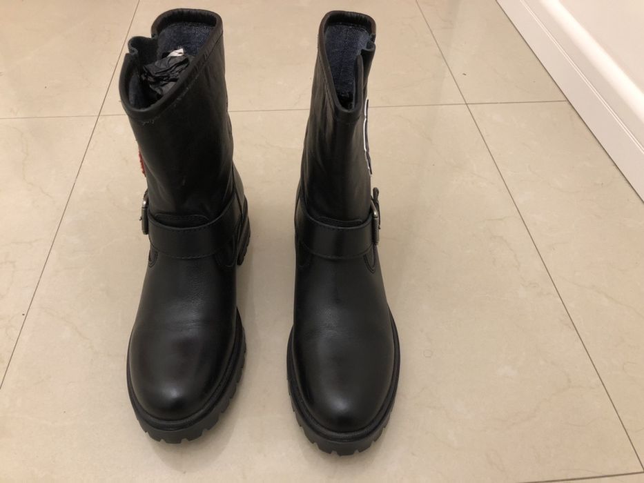 Tommy hilfiger jeans botki, bikery, biker boots, 39