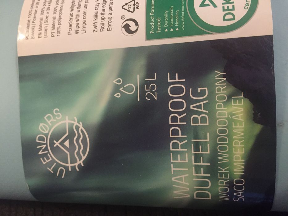 Saco impermeável 25 L NOVO