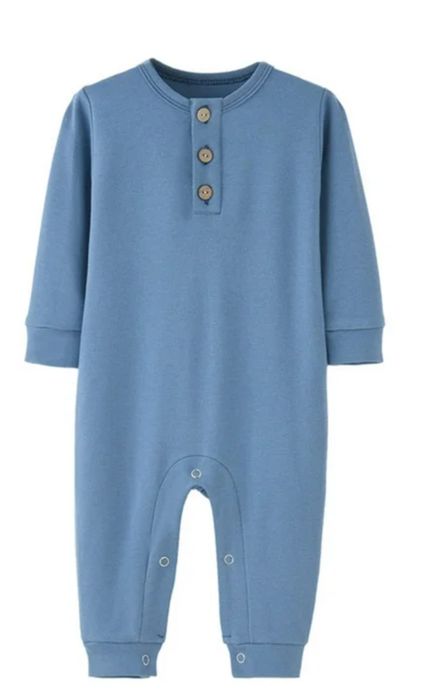 Ромпер коричневий та блакитний для хлопчиків