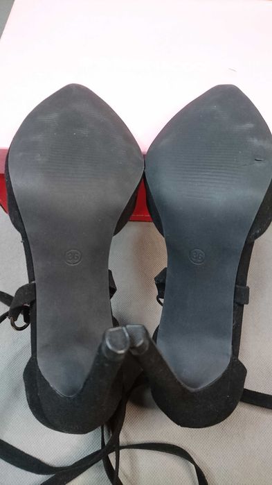 Buty Even And Odd Sandals Heels Black R.36