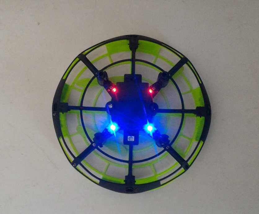 Летающий спиннер 12см с пультом и подсветкой Baztoy LH-X40 неисправный