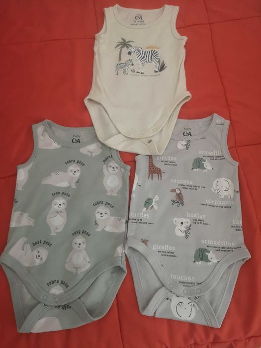 Body para bebé 6-9m, max 74cm