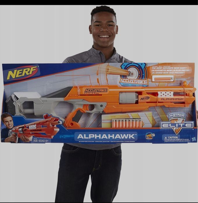 Nerf gun pistolet karabin B7784 wyrzutnia accustrike Alphahawk
