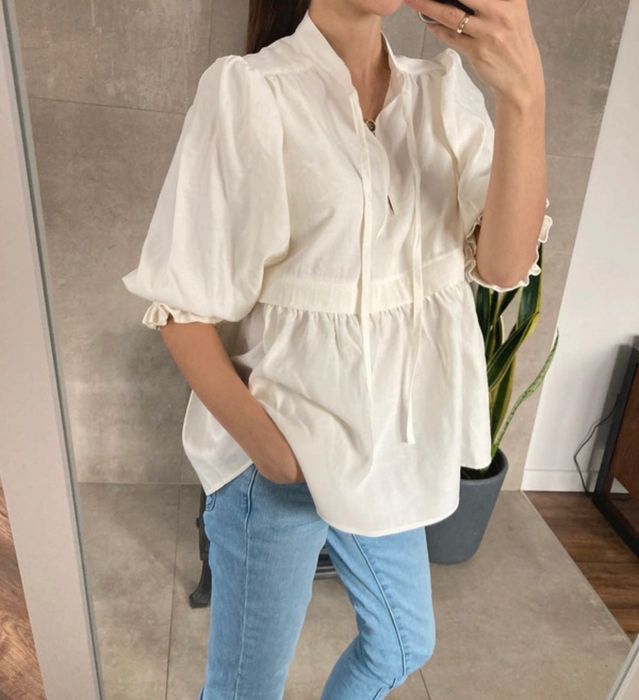 Elegancka bluzka/koszula do karmienia