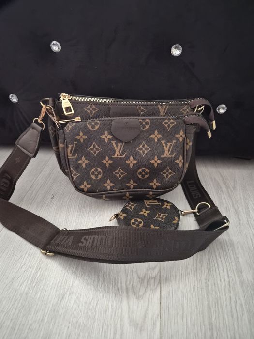 Louis Vuitton 3w1 klasyczna logowana listonoszka