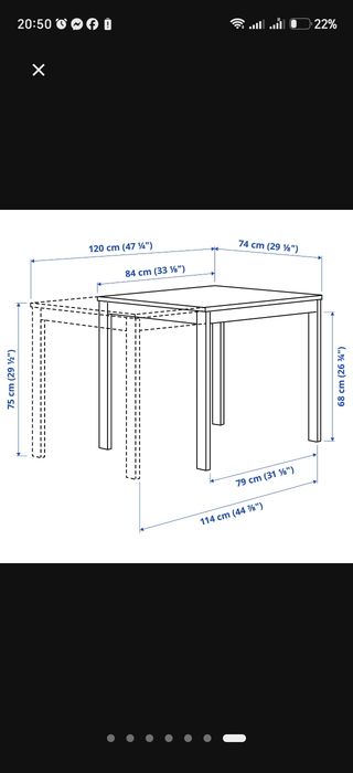 Mesa ikea 4 cadeiras