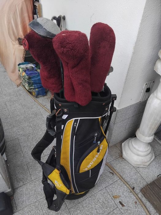 Tacos e saco de golf