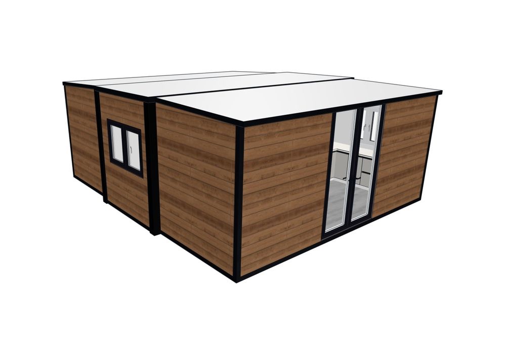 Casas contentor expansíveis