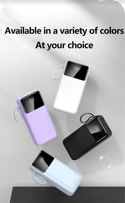 Повербанк PowerBank 20000 павербанк швидка зарядка 22,5w