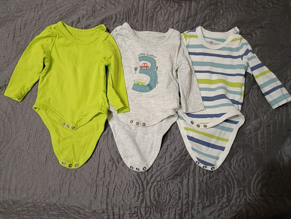 Zestaw body chłopiec 62 bdb