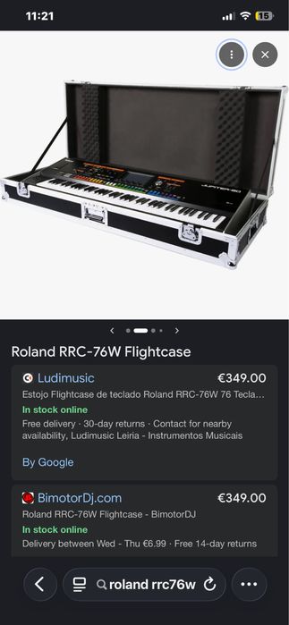 Roland HardCase/FlightCase | Capa Teclado