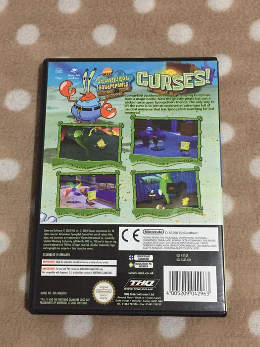 SpongeBob SquarePants Revenge of the Flying Dutchman Nintendo Gamecube
