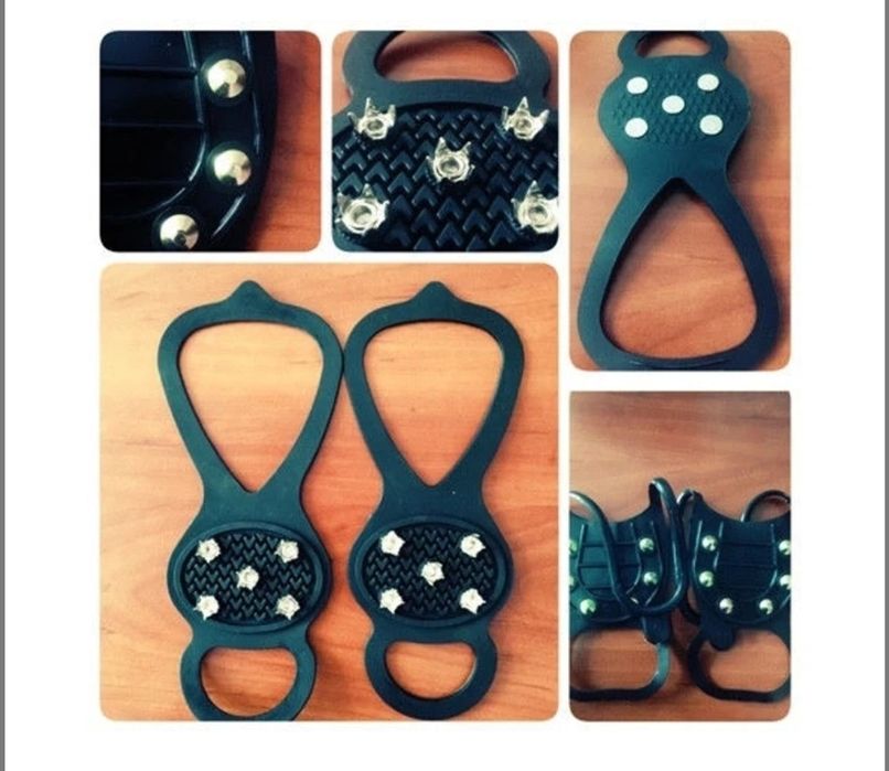 ЛЬОДОХОДИ, льодоступи, снігоходи, нержавіюча сталь / 5 шипів / якісні