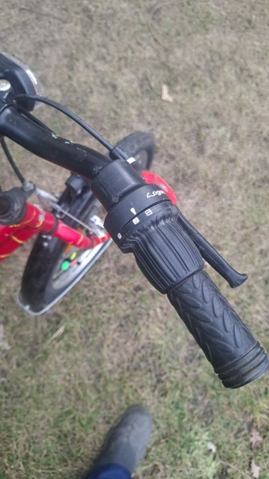 Rower dziecięcy koła 20" czerwony Wefa.