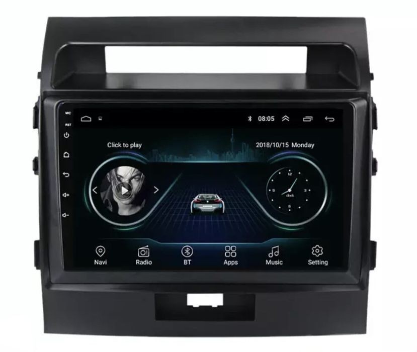 Штатная магнитола Land Cruiser 200 (2007-2015) 1/16GB ANDROID 10