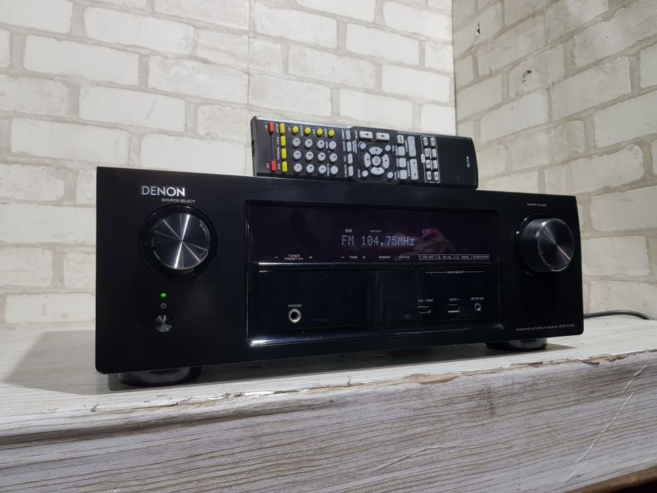 5.1 AV ресивер DENON AVR X1000+2 . 5x120 Вт, HDMI USB LAN