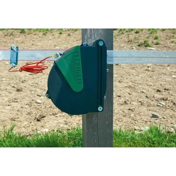 Zestaw bramowy do ogrodzeń elektrycznych Flexigate z taśmą, 7,5mx40mm