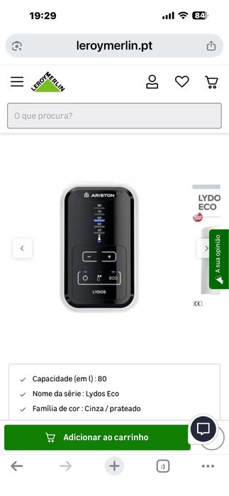 Termoacumulador Lydos Eco 80 litros
